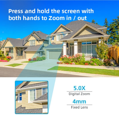 A8-C2 2MP Smart WiFi Surveillance IP Camera, Dual-light Full Color Night Vision / Two Way Audio / TF Card, Power Plug:AU Plug(White) by buy2fix