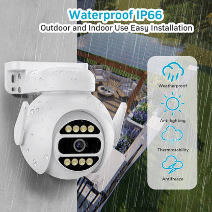 A8-C2 2MP Smart WiFi Surveillance IP Camera, Dual-light Full Color Night Vision / Two Way Audio / TF Card, Power Plug:AU Plug(White) by buy2fix