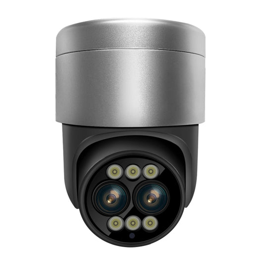 ESCAM G03 2x4MP Dual Lens Zoom 8X Dual Light Source WiFi Camera Support Two-way Voice & Motion Detection(AU Plug) by ESCAM