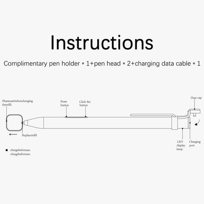 Universal Tablet Drawing Pencil Stylus Pen - Stylus Pen by buy2fix | Online Shopping UK | buy2fix