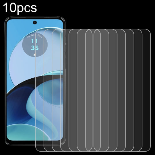For Motorola Moto G54 10pcs 0.26mm 9H 2.5D Tempered Glass Film