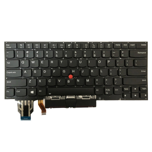 For Lenovo ThinkPad X1 Yoga 5th Gen 20UB US Version Backlight Laptop Keyboard with Touchpad Button(Black) by buy2fix