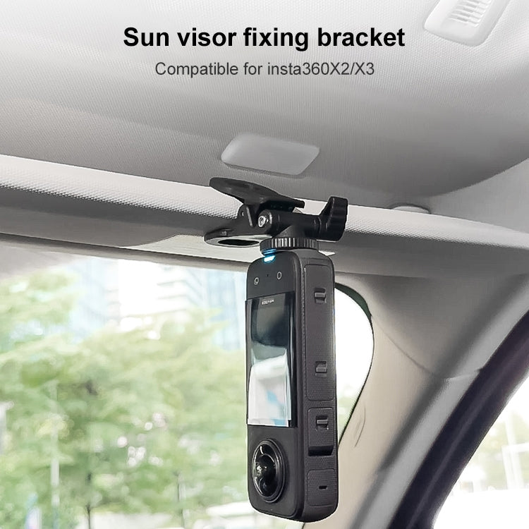 Car Sun Visor Bracket Type B Action Camera Mount - Car Holders by buy2fix | Online Shopping UK | buy2fix