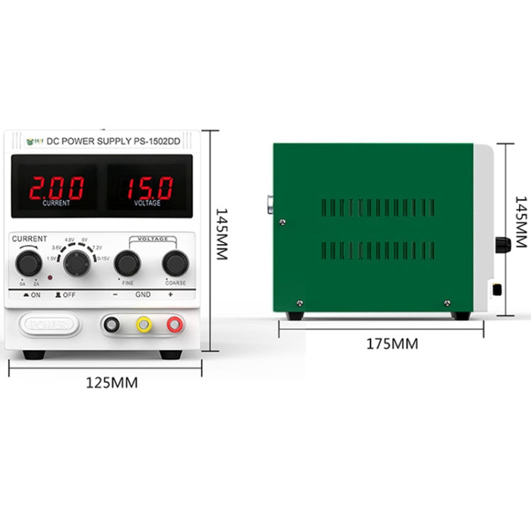 BEST 1502DD 15V / 2A Digital Display DC Regulated Power Supply, 220V EU Plug - Power Supply by BEST | Online Shopping UK | buy2fix