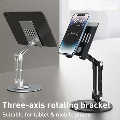 R-JUST HZ40 Mechanical Lift Tablet Desktop Stand(Black) - Desktop Holder by R-JUST | Online Shopping UK | buy2fix