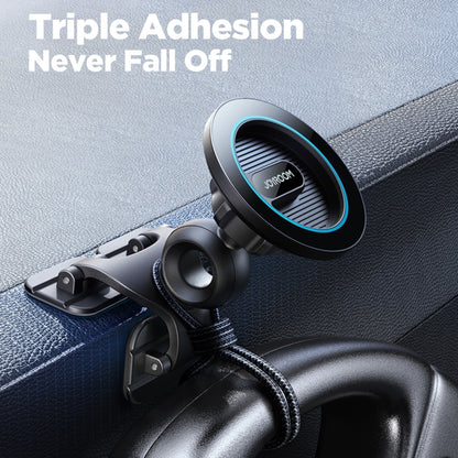 JOYROOM JR-ZS366 Triple Adhesion Claw Car Center Console Magnetic Phone Mount(Black) - Car Holders by JOYROOM | Online Shopping UK | buy2fix