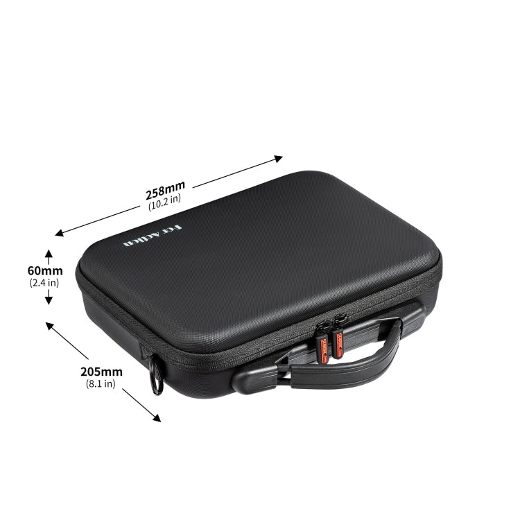 For DJI Osmo Action 4 STARTRC Portable PU Storage Box Case Full Kit(Black) - Case & Bags by STARTRC | Online Shopping UK | buy2fix