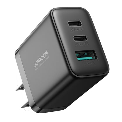 JOYRO0M JR-TCF10 32W Dual USB-C/Type-C+USB Fast Charger, Plug:US Plug(Black) - USB Charger by JOYROOM | Online Shopping UK | buy2fix