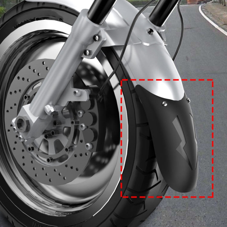 Motorcycle PP Modified Front Wheel Fender Dustproof Splash Flaps Mudguards Fender Guard, Style:02 by buy2fix