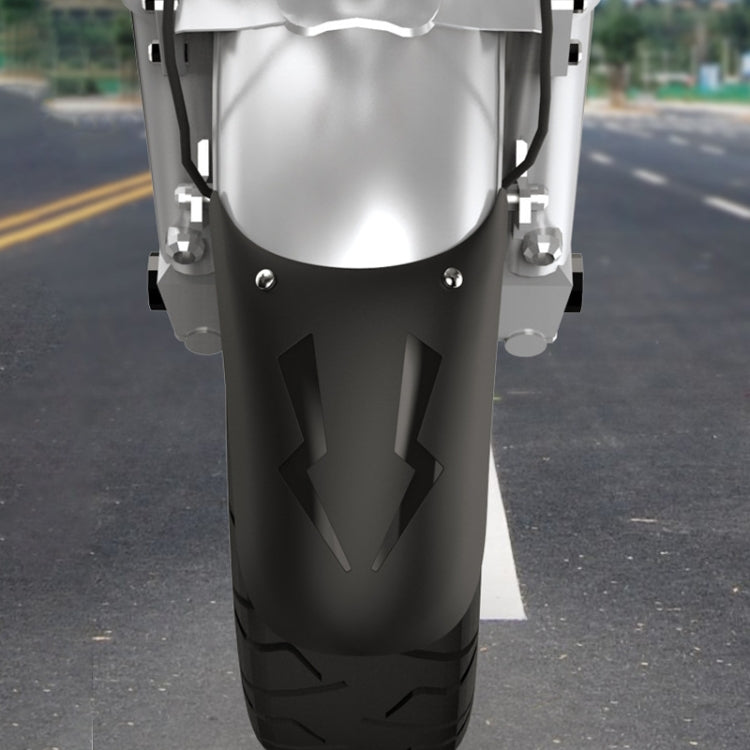 Motorcycle PP Modified Front Wheel Fender Dustproof Splash Flaps Mudguards Fender Guard, Style:02 by buy2fix