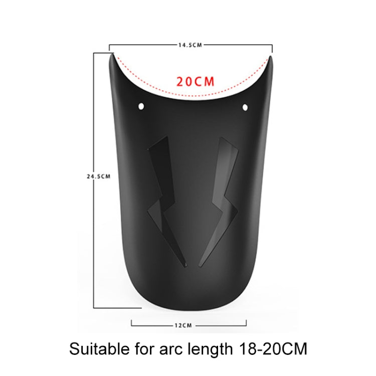 Motorcycle PP Modified Front Wheel Fender Dustproof Splash Flaps Mudguards Fender Guard, Style:03 by buy2fix