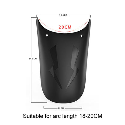 Motorcycle PP Modified Front Wheel Fender Dustproof Splash Flaps Mudguards Fender Guard, Style:03 by buy2fix
