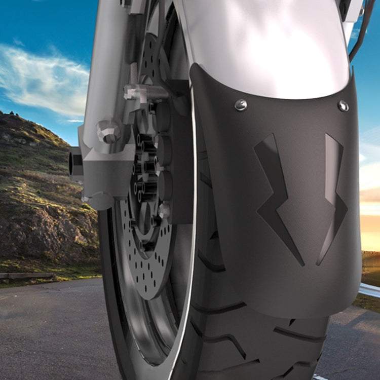 Motorcycle PP Modified Front Wheel Fender Dustproof Splash Flaps Mudguards Fender Guard, Style:03 by buy2fix