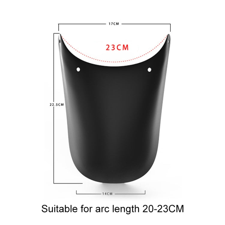 Motorcycle PP Modified Front Wheel Fender Dustproof Splash Flaps Mudguards Fender Guard, Style:04 by buy2fix