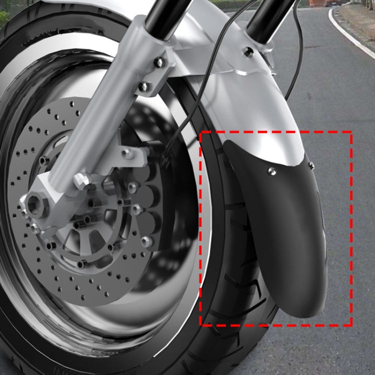 Motorcycle PP Modified Front Wheel Fender Dustproof Splash Flaps Mudguards Fender Guard, Style:04 by buy2fix