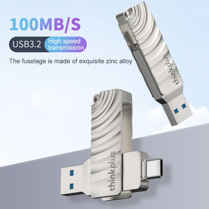 Lenovo Thinkplus MU232 USB 3.2 + USB-C / Type-C Dual Head Flash Drive, Memory:128GB - USB Flash Drives by Lenovo | Online Shopping UK | buy2fix