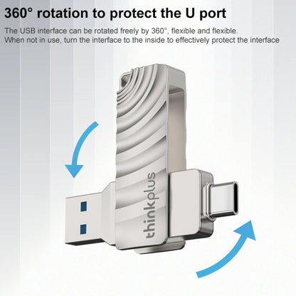 Lenovo Thinkplus MU232 USB 3.2 + USB-C / Type-C Dual Head Flash Drive, Memory:128GB - USB Flash Drives by Lenovo | Online Shopping UK | buy2fix