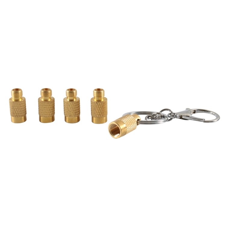 A6633 Offroad Vehicles 4 in 1 Brass Tire Deflation Tool Tire Exhaust Valve with Valve Core - Tire Valve Caps by buy2fix | Online Shopping UK | buy2fix