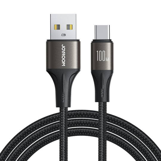 JOYROOM SA25-AC6 100W USB to USB-C/Type-C Fast Charge Data Cable, Length:1.2m(Black)