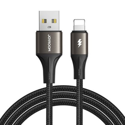 JOYROOM SA25-AL3 3A USB to 8 Pin Fast Charge Data Cable, Length:3m(Black) - Normal Style Cable by JOYROOM | Online Shopping UK | buy2fix