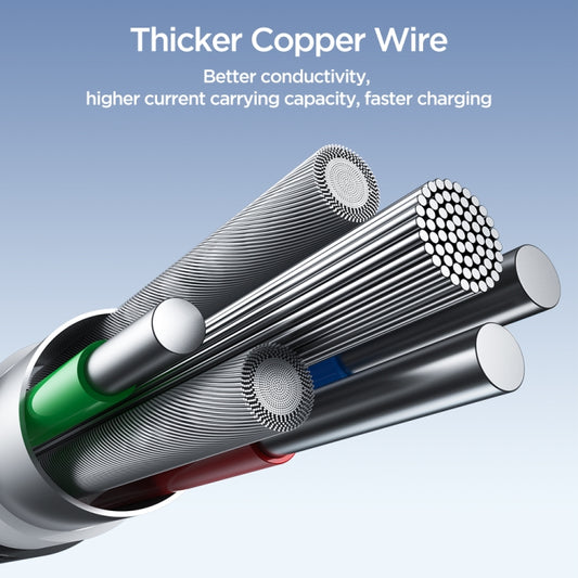 JOYROOM SA25-CC5 100W USB-C/Type-C to USB-C/Type-C Fast Charge Data Cable, Length:1.2m(Black) by JOYROOM