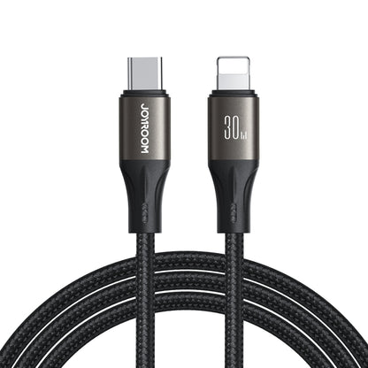 JOYROOM SA25-CL3 30W USB-C/Type-C to 8 Pin Fast Charge Data Cable, Length:3m(Black) by JOYROOM