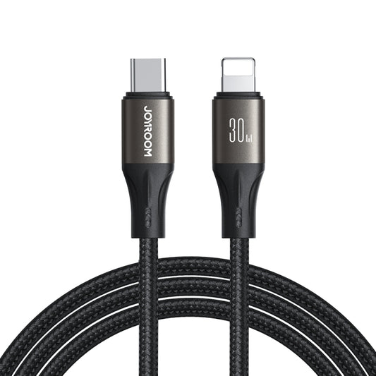 JOYROOM SA25-CL3 30W USB-C/Type-C to 8 Pin Fast Charge Data Cable, Length:3m(Black) by JOYROOM