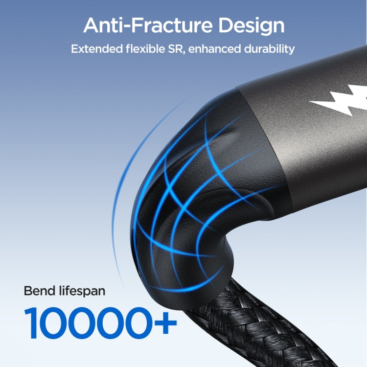 JOYROOM SA25-CL3 30W USB-C/Type-C to 8 Pin Fast Charge Data Cable, Length:2m(Black) by JOYROOM