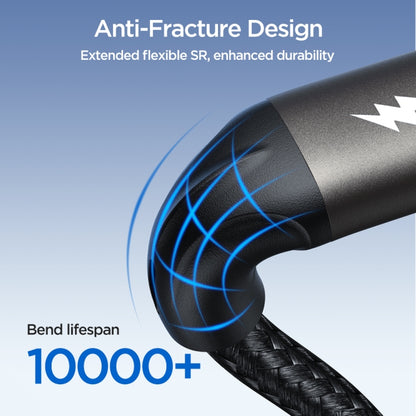 JOYROOM SA25-CL3 30W USB-C/Type-C to 8 Pin Fast Charge Data Cable, Length:3m(Black) by JOYROOM