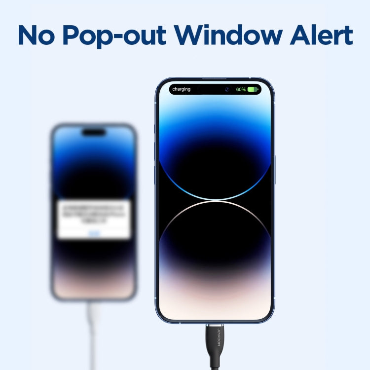 JOYROOM SA29-CL3 30W USB-C/Type-C to 8 Pin Liquid Silicone Fast Charging Data Cable, Length: 1.2m(Black) by JOYROOM