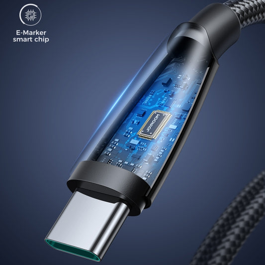 JOYROOM SA31-CC5 240W USB-C/Type-C to USB-C/Type-C Fast Charge Data Cable, Length: 1.2m(Black) by JOYROOM