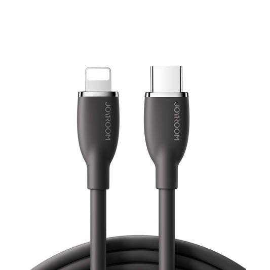 JOYRO0M SA29-CL3 30W USB-C/Type-C to 8 Pin Liquid Silicone Fast Charging Data Cable, Length: 2m(Black) - 2 in 1 Cable by JOYROOM | Online Shopping UK | buy2fix