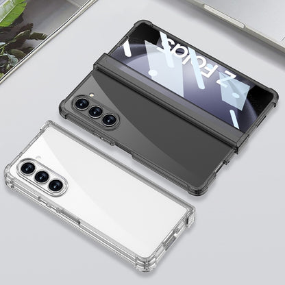 For Samsung Galaxy Z Fold5 GKK Airbag Hinge Shockproof Phone Case(Black) - Galaxy Z Fold5 Cases by GKK | Online Shopping UK | buy2fix