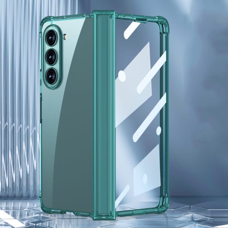 For Samsung Galaxy Z Fold5 GKK Airbag Hinge Shockproof Phone Case(Green) - Galaxy Z Fold5 Cases by GKK | Online Shopping UK | buy2fix