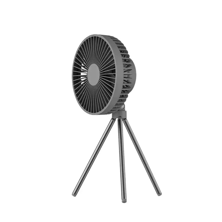 DQ213 4000mAh Outdoor Portable Camping Fan Tent Hanging Vertical Light(Black Grey) by buy2fix
