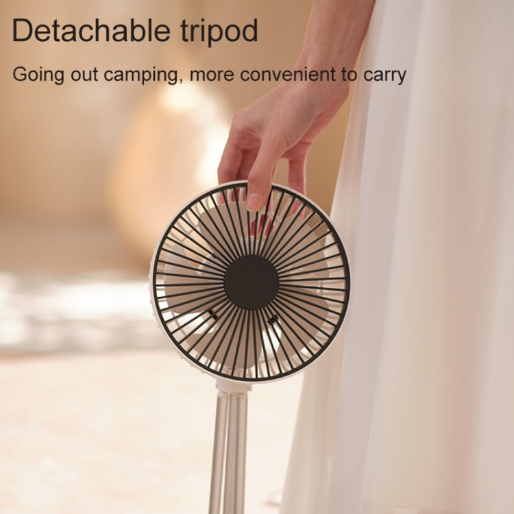 DQ213 4000mAh Outdoor Portable Camping Fan Tent Hanging Vertical Light(Black Grey) by buy2fix