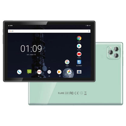 BDF P50 4G LTE Tablet PC 10.1 inch, 8GB+256GB, Android 12 MTK6762 Octa Core, Support Dual SIM, EU Plug(Green) - BDF by BDF | Online Shopping UK | buy2fix