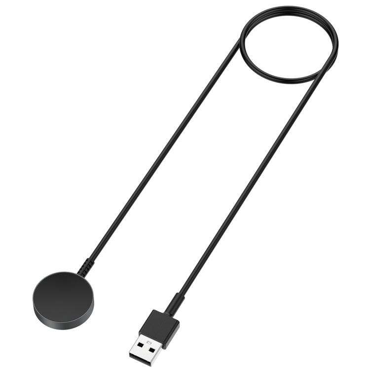 For Samsung Galaxy Watch 6 / 6 Classic USB-A Port Magnetic Metal Watch Charging Cable(Black) - Charger by buy2fix | Online Shopping UK | buy2fix