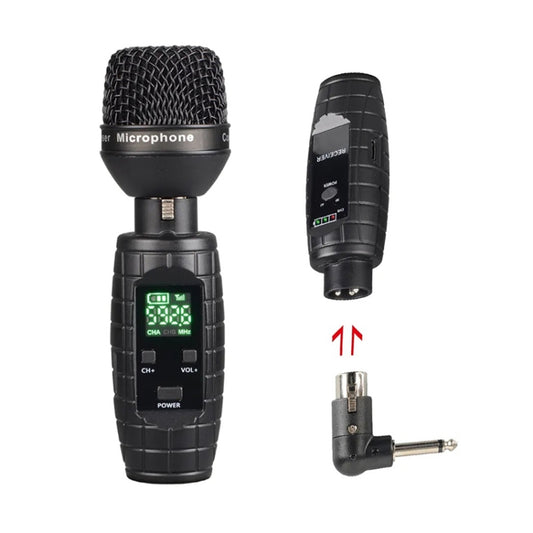 XTUGA U-95 Wireless XLR Transmitter and Receiver UHF Wireless Guitar Transmitter Receiver With Condenser Mic by XTUGA