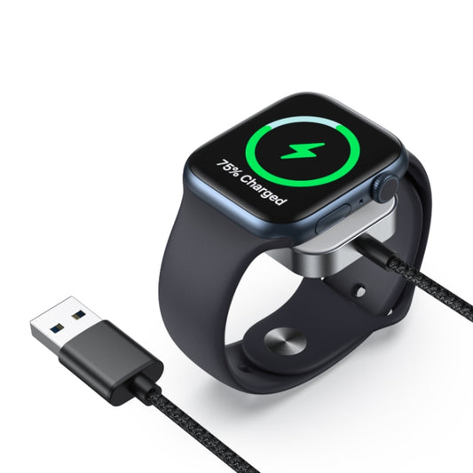 For Apple Watch USB Interface Magnetic Charger(Black) by buy2fix