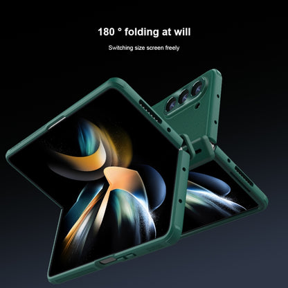 For Samsung Galaxy Z Fold5 NILLKIN Frosted Fold PC + TPU Phone Case with Pen Slot(Green) - Galaxy Z Fold5 Cases by NILLKIN | Online Shopping UK | buy2fix