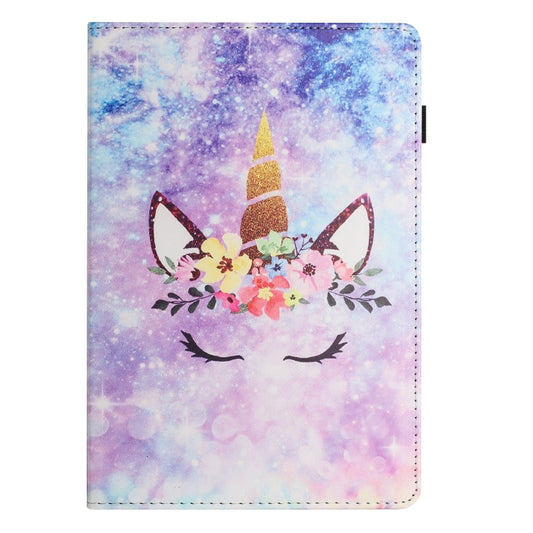 For iPad 10.9 2022 / 2025 Sewing Litchi Texture Smart Leather Tablet Case(Smiling Face) by buy2fix