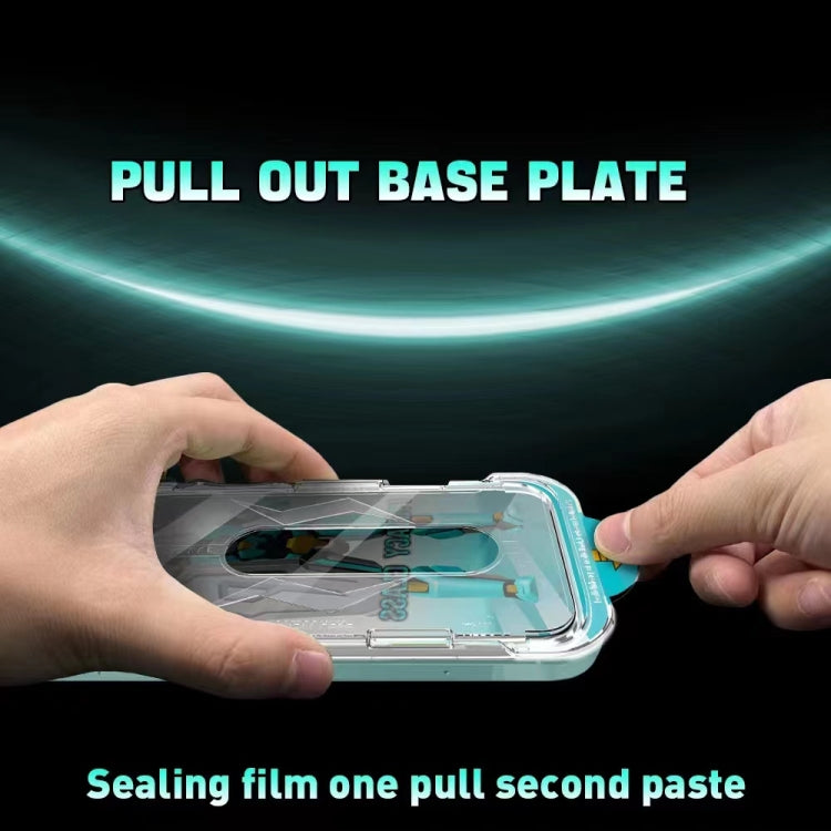 For iPhone 14 / 13 / 13 Pro Easy Install 28 Degree Privacy Armor Tempered Glass Film by buy2fix