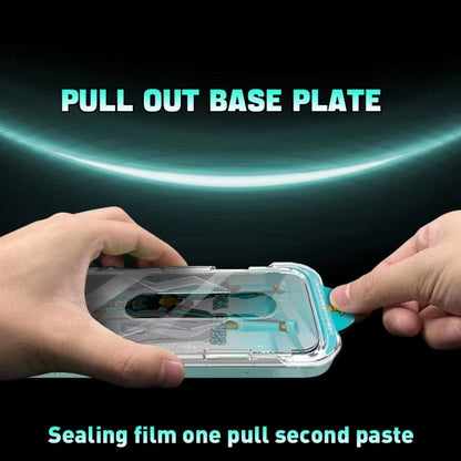 For iPhone 14 / 13 / 13 Pro Easy Install 28 Degree Privacy Armor Tempered Glass Film by buy2fix