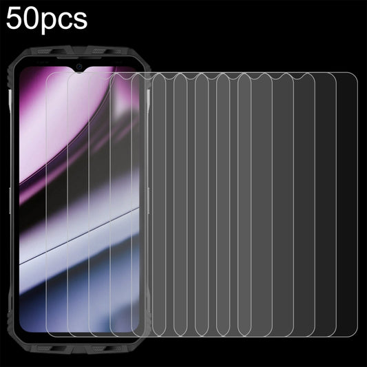 For DOOGEE S110 50pcs 0.26mm 9H 2.5D Tempered Glass Film - For Doogee by buy2fix | Online Shopping UK | buy2fix