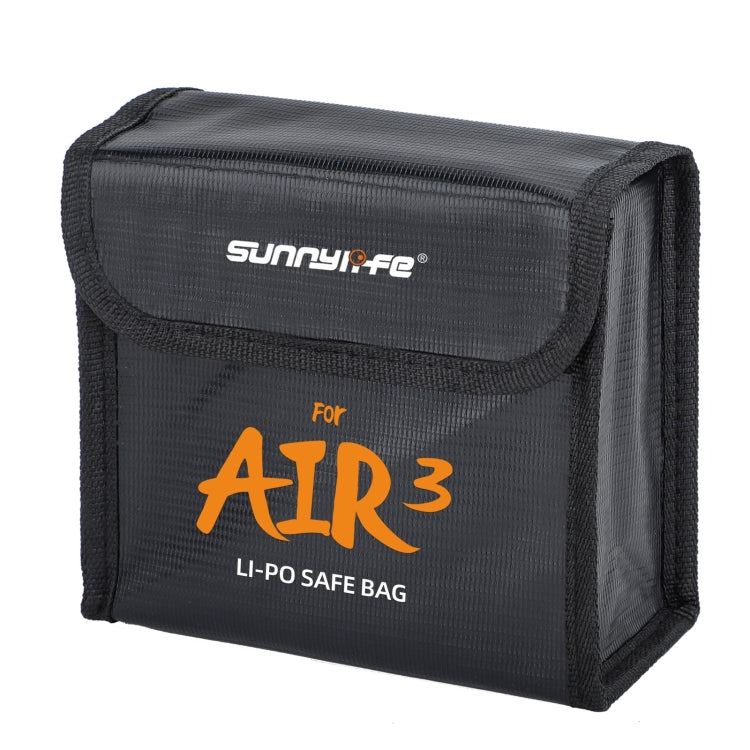 For DJI Air 3 Sunnylife Battery Explosion-proof Safe Bag Protective Li-Po Safe Bag For 3pcs Batteries - Backpacks & Bags by Sunnylife | Online Shopping UK | buy2fix