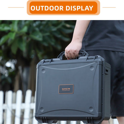 For DJI Air 3 Sunnylife Safety Carrying Case Large Capacity Waterproof Shock-proof Hard Travel Case Standard Version - Backpacks & Bags by Sunnylife | Online Shopping UK | buy2fix