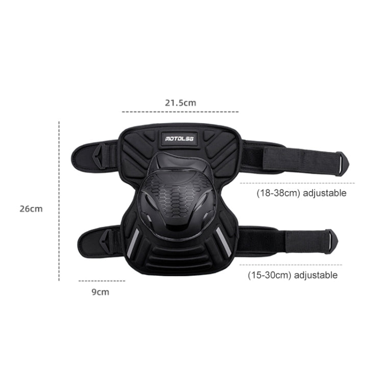 Motolsg MT03 Motorcycle Bicycle Riding Protective Gear 2 in 1 Knee Pads - Protective Gear by MOTOLSG | Online Shopping UK | buy2fix