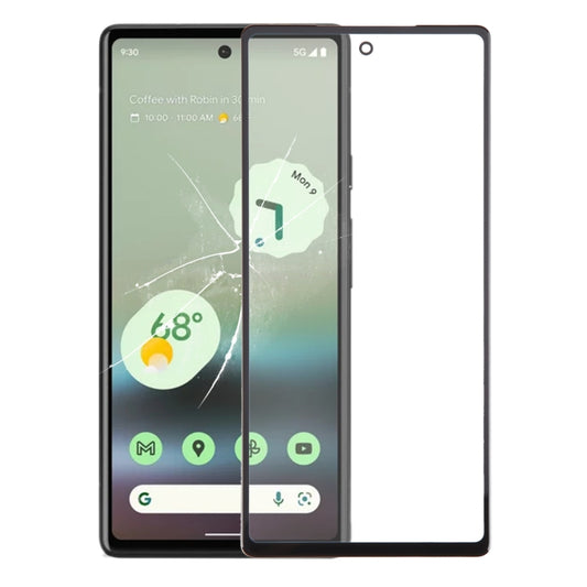 For Google Pixel 6a Front Screen Outer Glass Lens with OCA Optically Clear Adhesive - Outer Glass Lens by buy2fix | Online Shopping UK | buy2fix