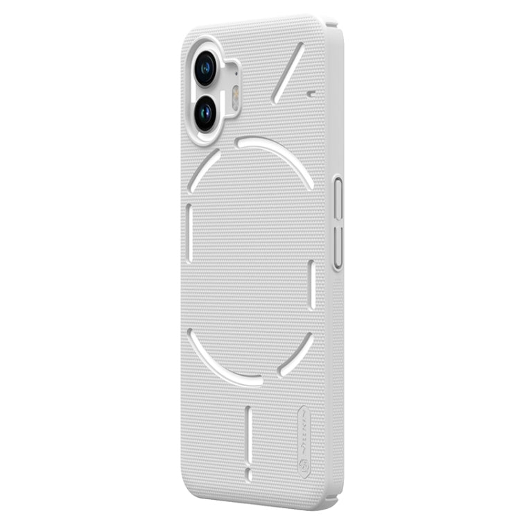 For Nothing Phone 2 NILLKIN Frosted Shield Phone Protective Case(White) - More Brand by NILLKIN | Online Shopping UK | buy2fix